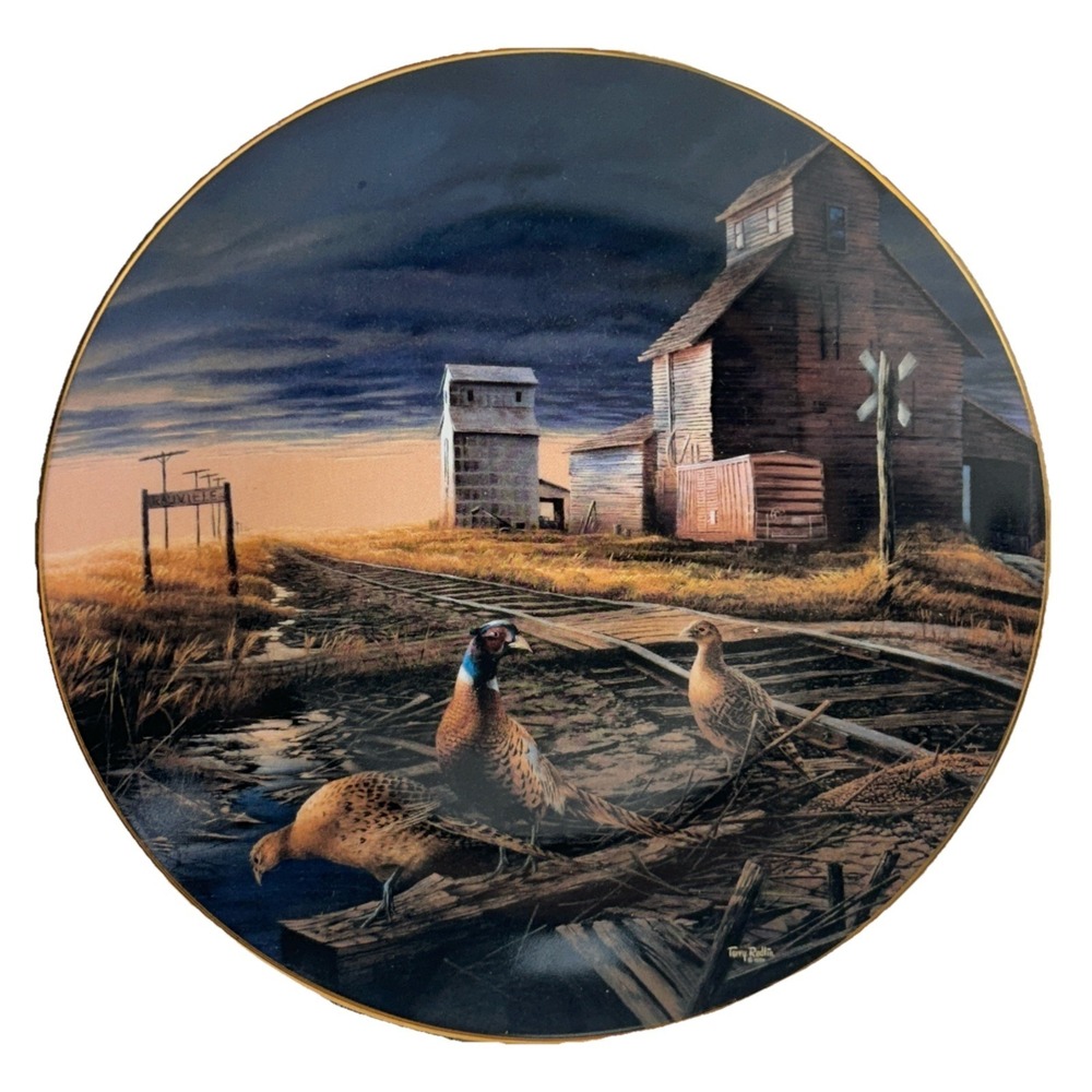 Terry Redlin Prairie Skyline Wild Wings Collector Plate 2006 Ducks Decor